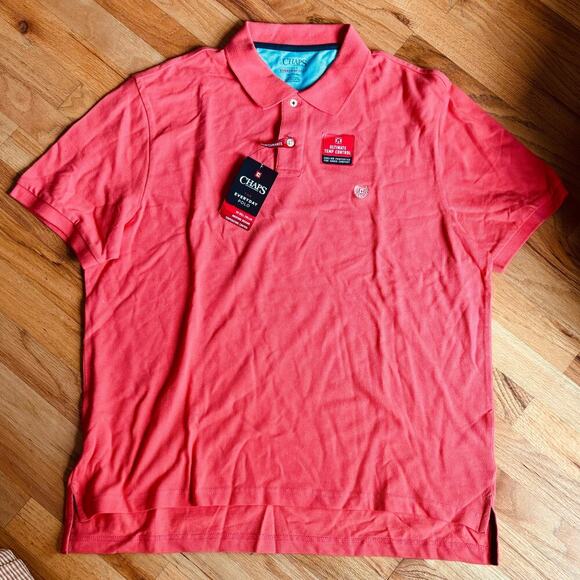CHAPS Brand New Red Polo with Temperature Control - Picture 6 of 11
